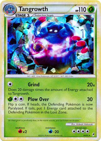 Tangrowth 34/95 Cracked Ice Holo Promo - Theme Deck Exclusive